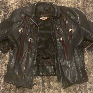 Womens harley davidson gypsy leather coat